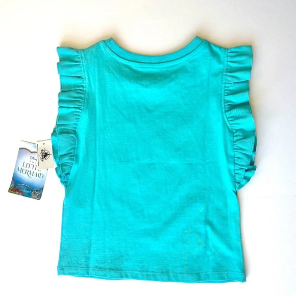 Disney Parks Little Mermaid Flutter Sleeve T-Shirt - Picture 2 of 7